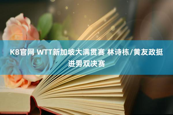 K8官网 WTT新加坡大满贯赛 林诗栋/黄友政挺进男双决赛