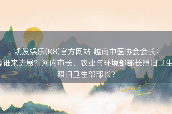 凯发娱乐(K8)官方网站 越南中医协会会长：河内玷辱谁来进展？河内市长、农业与环境部部长照旧卫生部部长？