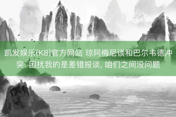 凯发娱乐(K8)官方网站 琼阿梅尼谈和巴尔韦德冲突: 困扰我的是差错报谈， 咱们之间没问题